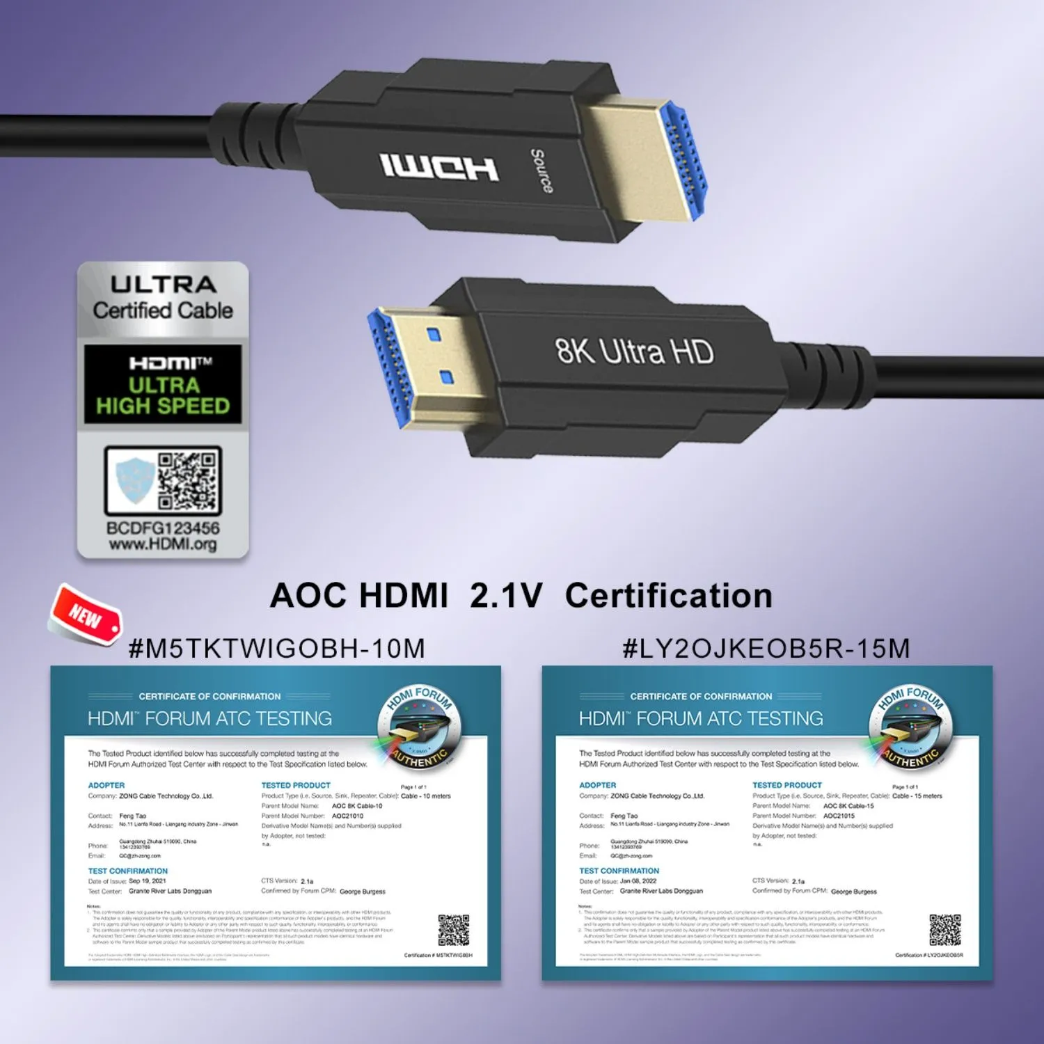 AOC HDMI ZG-8KAOCHD002-7