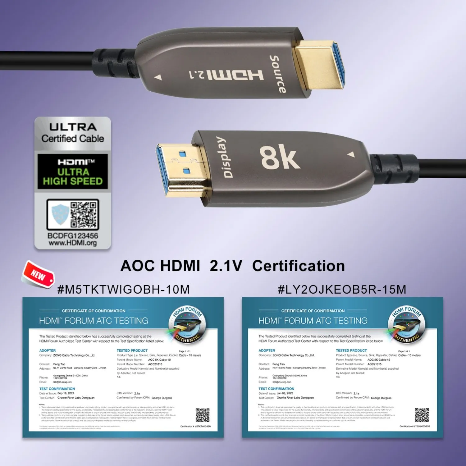 AOC HDMI ZG-8KAOCHD011-7