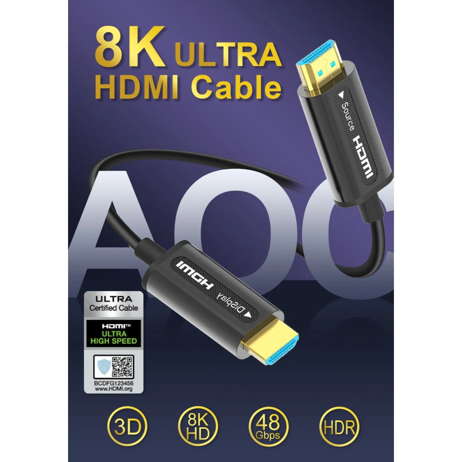 AOC HDMI ZG-8KAOCHD012-4