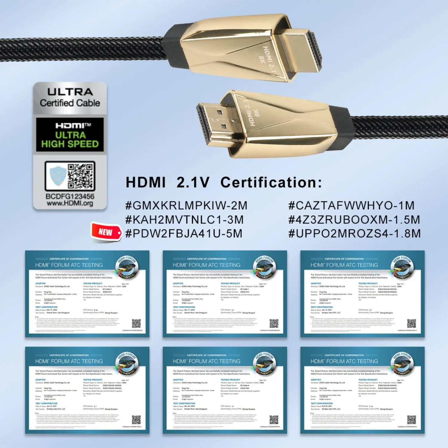 HDMI 2.1 ZG-8KHDM001-7