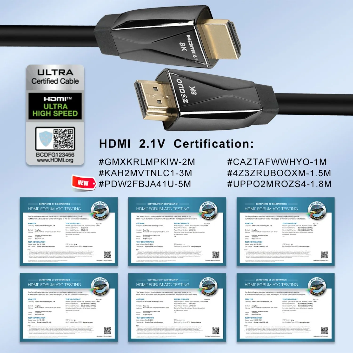 HDMI 2.1 ZG-8KHDMM008-7