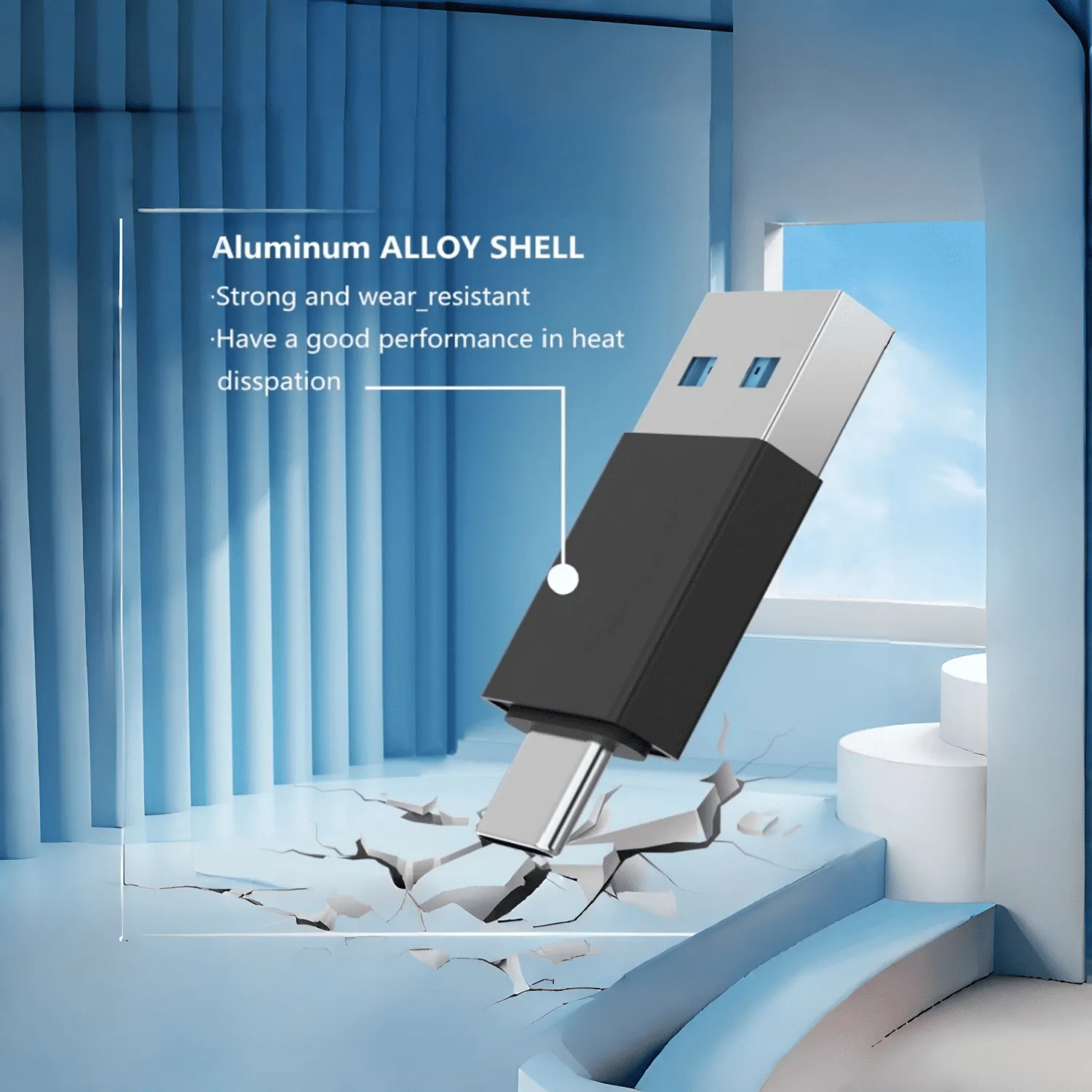 USB A Adapter UA04-4