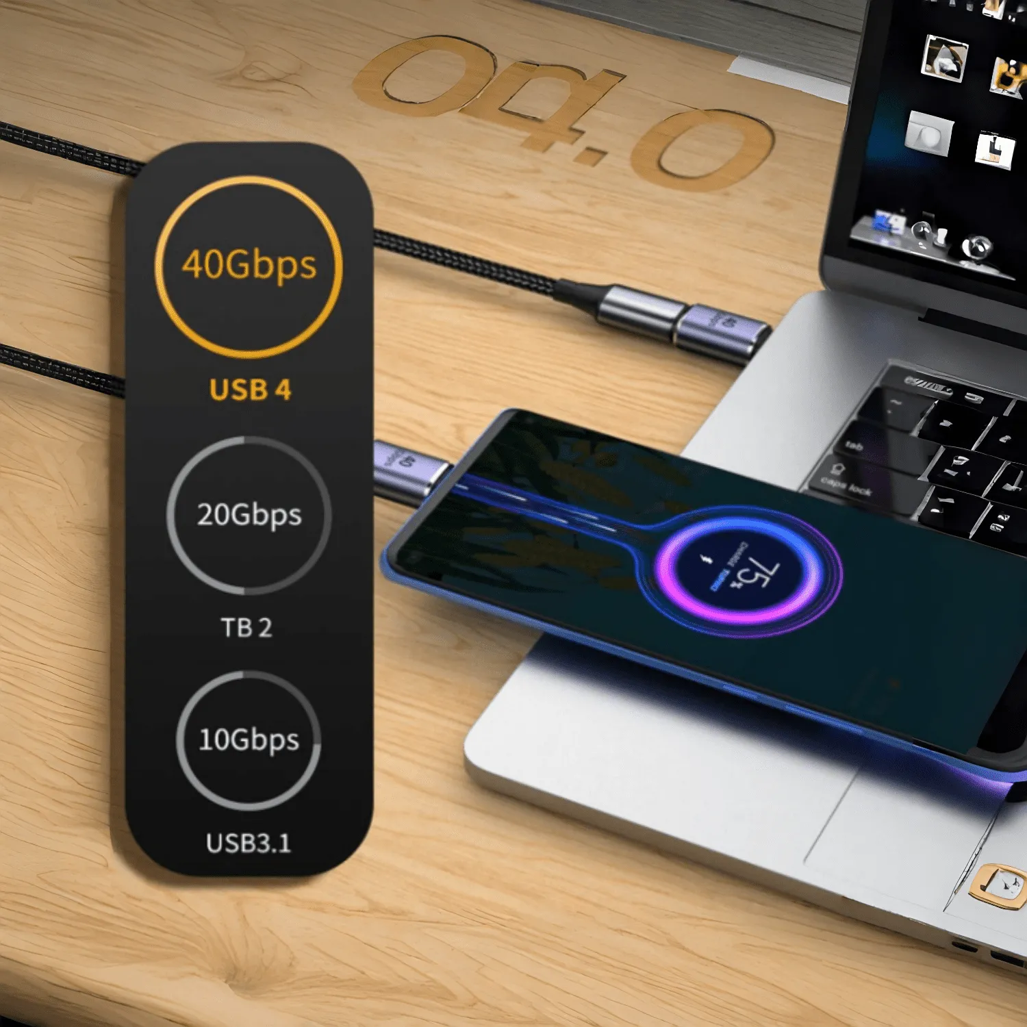 USB C Adapter UC04-3