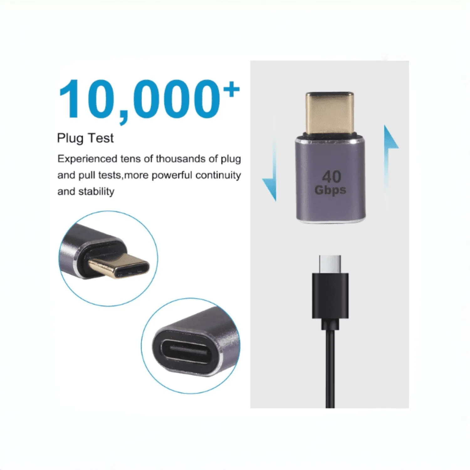USB C Adapter UC04-4