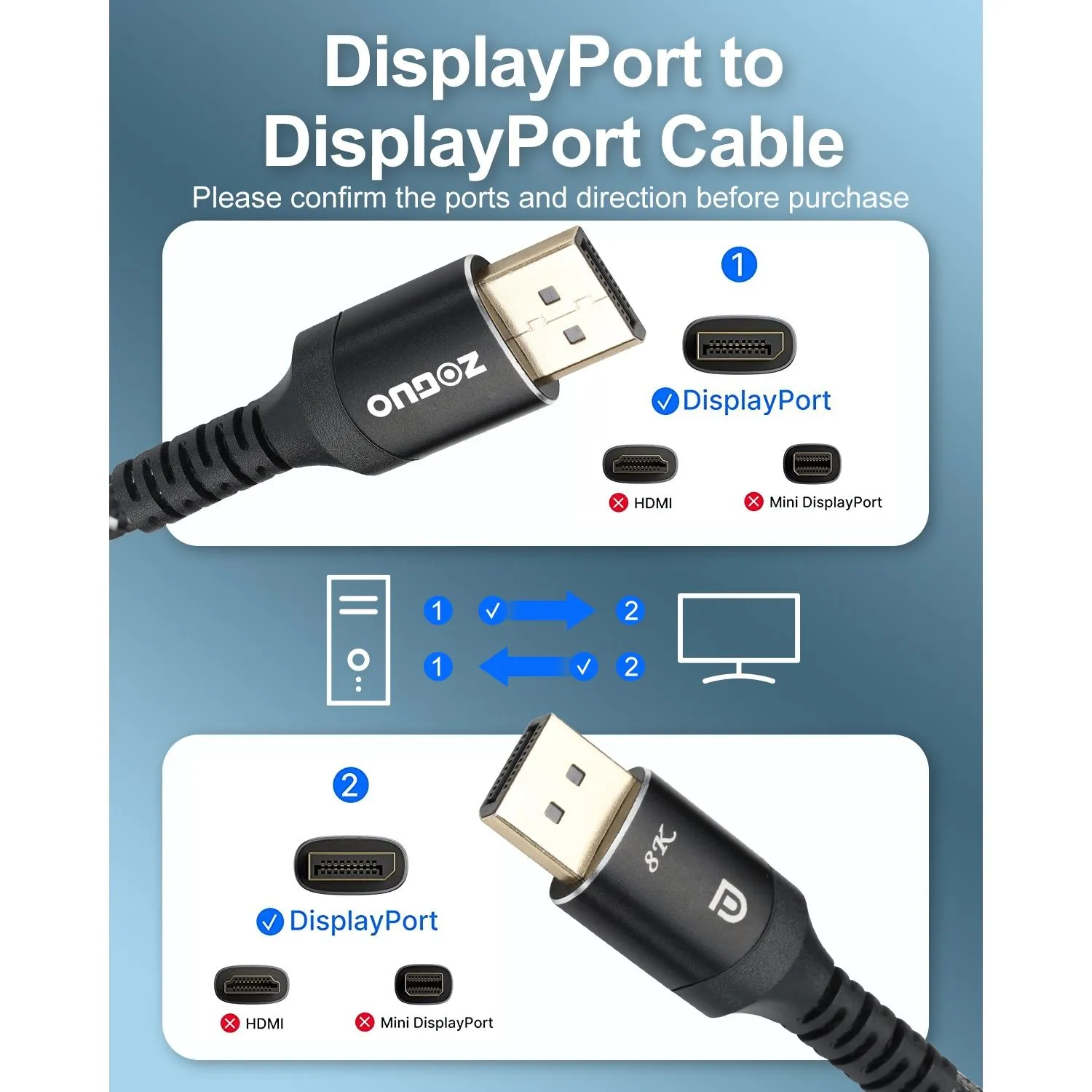 DP 1.4 ZG-8KDPMM003-6