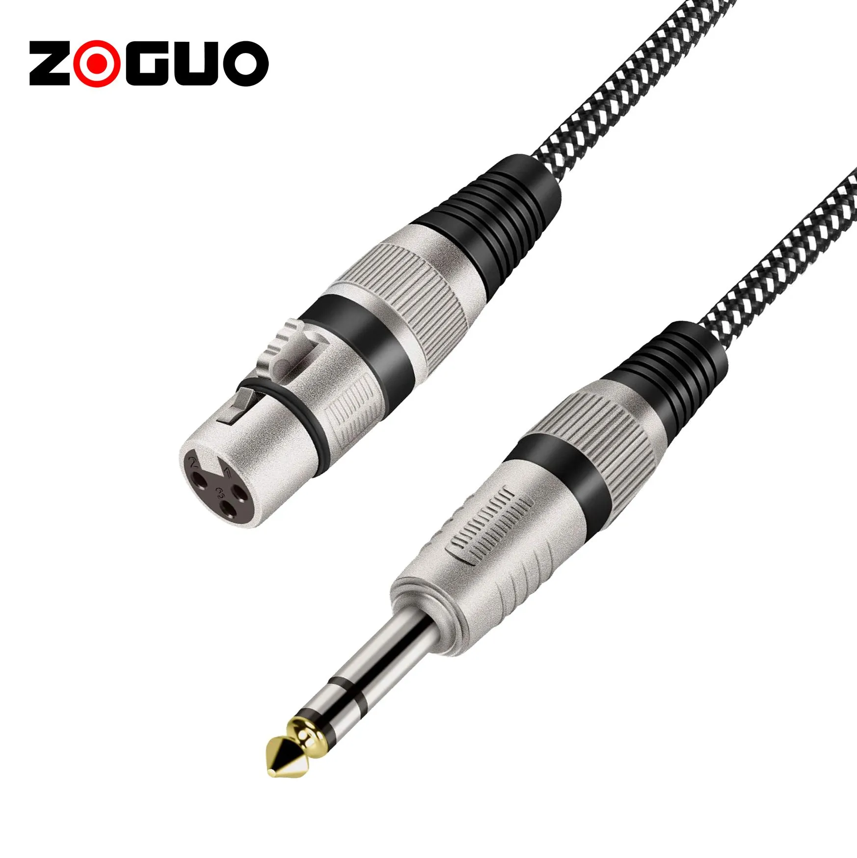 XLR-6.35mm ZG-6.35XLR08-3