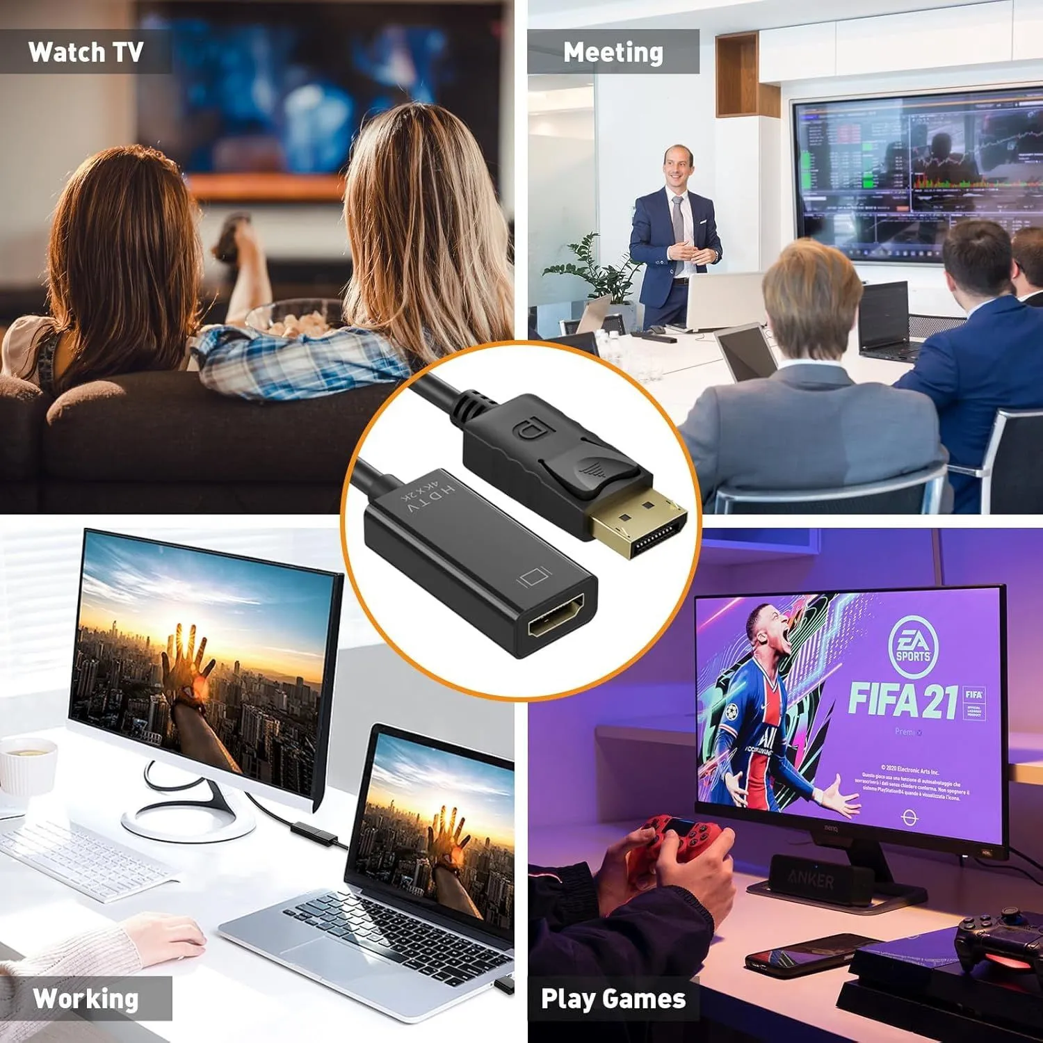 DP-HDMI ZG-DPHDMIMF01-4